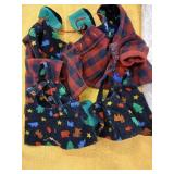 Doll clothes plaid lot