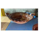 Vintage Earthenware Cazuela Pottery Bowl