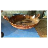 Vintage Earthenware Cazuela Pottery Bowl