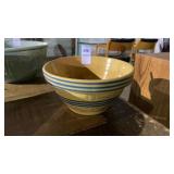 Vintage Yelloware Striped Bowl