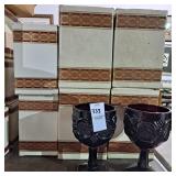 Avon 1876 Cape Cod Collection 8 water goblets