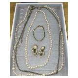 Costume jewelry - necklaces, bracelet & earrings-