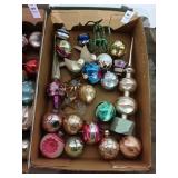 Vintage glass Christmas ornament lot