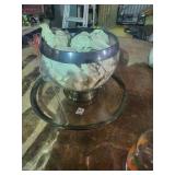 Fancy punch bowl great for wedding or parties