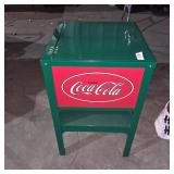 Vintage or reproduction green Coca-Cola ice chest