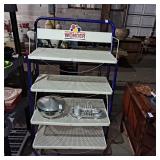Vintage metal wonder bread display rack, no