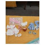 Doll clothes wedding and farm feed lot