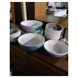 Caleca Italy hand painted set 15 pcs.