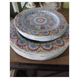 Melamine plate set, Wild Apple 12 pcs