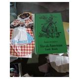 Misc kitchen lot with vinyl Aunt Jemima,