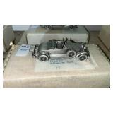 Pewter Car Model 1927 Lincoln Sportster