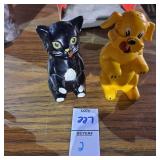 Vintage Ken-L-Ration Fifi the cat and Fido the