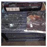 Mikasa crystal Seascape cake plates