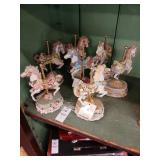 Carnival collection musical figures lot of 7