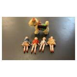 Ginnyï¿½s Pup Sparky and Bisque Mini Dollhouse