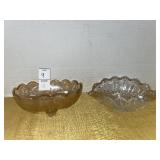 Vintage Jeannette Marigold Peach Iridescent