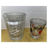Vegas  shot glass & measuring cup