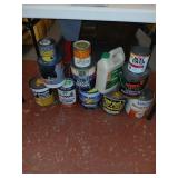 Lot of paint and stain