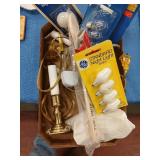 Electric candleholder and light bulb lot