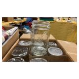 Box of Ball and Kerr Mason Jars