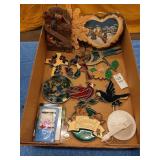 Stained glass and decorative lot