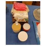 Towel, linen, and container lot