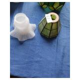 Lamp shades and fixture lot