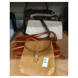 Lot of purses, faux alligator etc