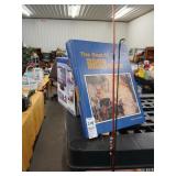 Fishing lot, 2 rods and reels, fish finder etc.