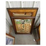 Lincoln photo and framed collage lot