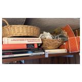 Sewing Books and Baskets