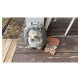 Yard Statues, Planter, and Decor