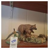 Shelf lot various resin decorations