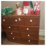 9 drawer dresser,contents not included