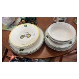 Lot of John Deere Plates and Bowls