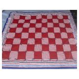 Vintage handmade America quilt -41 x 49  inches