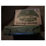 Sears Vintage two burner camp stove in original