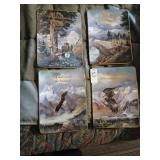 Franklin mint inspirational eagle plates