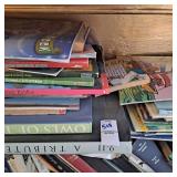 Shelf lot of various books
