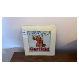Vintage Garfield Carnival Prize Mirror