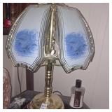 Dolphin six-panel touch lamp.