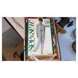 2 Boxes of Sewing Pattern Layouts