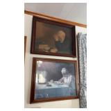 Set of 2 Praying Before Meals Pictures