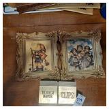 Vintage Park Sherman Co. metal box,vintage framed