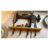 Sewing Machine Coat Rack Wall Hanger