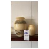 Two Small Alabaster Vases