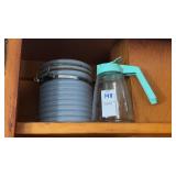 Canister and Syrup Pourer