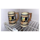 2 Beer Steins