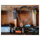 Assortment of tools & misc items