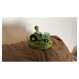 John Deere Boy on Tractor Figurine